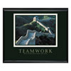 Framed �Teamwork�Great Wall of China� Motivational Print (30w x 24h Size)