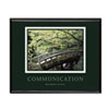 Framed �Communication� Motivational Print (30w x 24h Size)