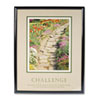 Framed “Challenge” Motivational Print