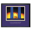 Framed �Leadership� Motivational Print (30w x 24h)