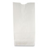 Paper Bags (Color : White Bleached Kraft, Quantity : 500 Bags per Bundle, Weight : 35 lb. Basis Wt.)