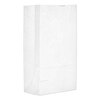 Paper Bags (Color : White Bleached Kraft, Quantity : 500 Bags per Bundle, Weight : 40 lb. Basis Wt.)