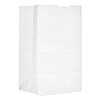 Paper Bags (Color : White Bleached Kraft, Quantity : 500 Bags per Bundle, Weight : 40 lb. Basis Wt.)