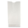 Paper Bags (Color : White Bleached Kraft, Quantity : 500 Bags per Bundle, Weight : 30 lb. Basis Wt.)