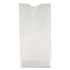 Paper Bags (Color : White Bleached Kraft, Quantity : 500 Bags per Bundle, Weight : 35 lb. Basis Wt.)