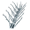 Polycarbonate Bird Spikes (Size : 5 Wide, Quantity : 1 Foot Segment Strips, Feet : 50 Feet Total in Box)