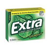 Extra Gum Spearmint Slim Pack (Flavor: Spearmint, Size: 15 sticks, Quantity: 10)