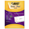 Labels,+Stamps,+Index+Dividers: BIC® Print & Peel Clear Mailing Labels