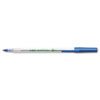 BIC� ecoLutions� Round Stic Ballpoint Pen (Global Product Type : Pens-Ballpoint, Pen Style : Stick, Ink Color(s) : Blue)