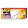 Cristal® Stick Ball Pen (Red Ink, Medium Point, 1.0mm)
