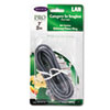 Cat5e, 10/100Base-T Patch Computer Cables (Gray, 7-ft. Length)