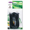 Cat5e, 10/100Base-T Patch Computer Cables (Black, 14-ft. Length)