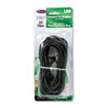 Cat5e, 10/100Base-T Patch Computer Cables (Black, 25-ft. Length)