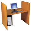 BALT� H Carrel (Global Product Type : Study Carrels, Color(s) : Medium Oak, Putty, Width : 43 in)