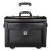 Computer/Catalog Case on Wheels (Black, Leather)