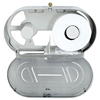 Bobrick - Stainless Steel Two-Roll Jumbo Toilet Tissue Dispenser