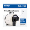 Label Rolls for QL Label Printers (2-3/7 x 100 , White, Free-Length Tape Rolls)