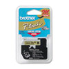 M Series Tape Cartridges for P-Touch Labelers (3/8 Wide, Black on Gold)
