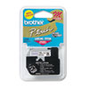 M Series Tape Cartridges for P-Touch Labelers (1/2 Wide, Blue on White)