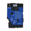 TC Series Tape Cartridges for P-Touch Labelers (1/2 Wide, Black on White, Two Cartridges per Pack)