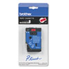TC Series Tape Cartridges for P-Touch Labelers (1/2 Wide, Black on Red, One Cartridge per Pack)