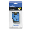TC Series Tape Cartridges for P-Touch Labelers (1/2 Wide, Black on Yellow, One Cartridge per Pack)