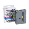 TX Series Tape Cartridges (1 Wide, Black on Yellow, For Label Models)