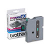 TX Series Tape Cartridges (1/2 /12mm Wide, Black on Green, For Label Models)