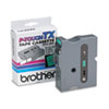 TX Series Tape Cartridges (1 Wide, Black on Green, For Label Models)