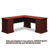 Bush� Syndicate Collection L-Desk (Top Shape : L-Shape, Top Color/Finish : Harvest Cherry, Maximum Depth : 70 in)
