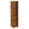 Series C Bookcases, Half-Height Door Kit (Medium Cherry Finish, Open Single Bookcase)