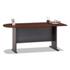 Series A Workstation Desks, Peninsula, Corner Desk, Corner Connector (Hansen Cherry Finish Top, Peninsula)