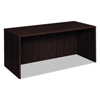 Rectangular Desk Shells, Laminate (Mahogany Finish, 66w x 30d x 29h)