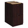 Pedestal Files, Rich Wood Veneer (Mahogany Finish, Two-Drawer Pedestal File)