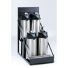 4 Position Airpot Rack (Size : 20 x 13.25 x 22.75 , Color : Black)