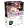 Boise� Fireworx� Multipurpose Colored Paper (Sheet Quantity : 500, Sheet Size : 8 1/2 x 11, Paper Color(s) : Emerald Thunder)