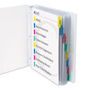 Sheet Protectors with Index Tabs and Inserts (8 Tabs/Set, Assorted Color Tabs)