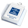 Top Loading Polypropylene Sheet Protectors (Super Heavy Gauge, 50 Protectors per Box, Nonglare Polypropylene)
