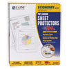 Top Loading Polypropylene Sheet Protectors (Economy Gauge, 100 Protectors per Box, Reduced Glare Polypropylene)
