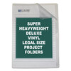 Deluxe Clear Vinyl Project Folders