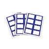 Self-Adhesive Ink Jet and Laser Printer Name Badges (Blue Border)