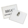 Clip-Style Badge Holder Kit with Laser and Ink Jet Compatible Inserts, Top Loading