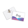Clip/Pin Combo Badge Holder Kit with Laser and Ink Jet Compatible Inserts, Top Loading
