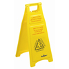 Caution Wet Floor Sign (Yellow, 26 H, 1 Each)