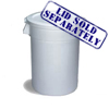 ContinentalHuskee 20 Gallon Waste Receptacle CON 2000WH