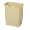 Continental Commercial Plastic Rectangular Wastebasket CON2818BE