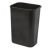 Continental Commercial Plastic Rectangular Wastebasket CON4114BK