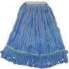 Super Crown� Mops with Microblocker� Treatment (Quantity : 12 per Case, Size : Medium, Color : Blue)