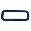 Microlooped Velcro Back Dust Mops  (Color : Blue/Grey, Quantity : 12 per Case, Size : 18 Long)