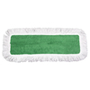 Flat Fringed Mops (Color : Green, Quantity : 12 per Case, Size : 18 Long)